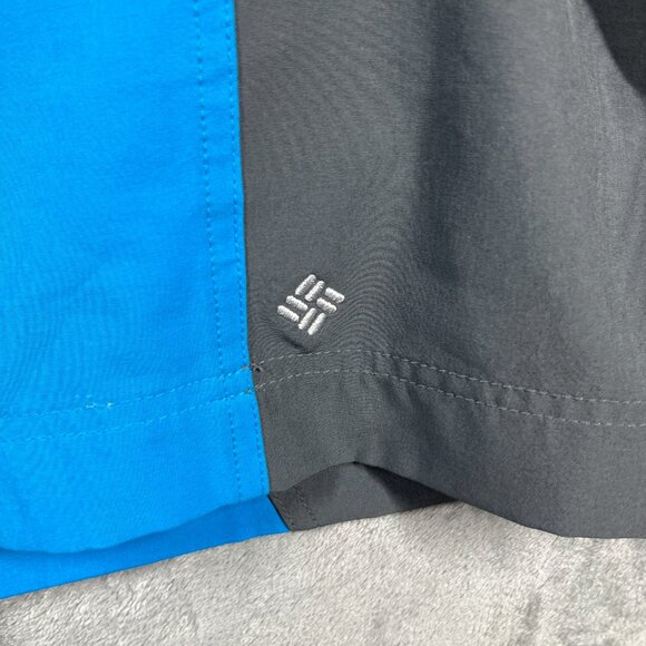 Columbia Shorts Mens 34W Blue Black Omni-Shield Advanced Repellency Colorblock - Picture 4 of 12